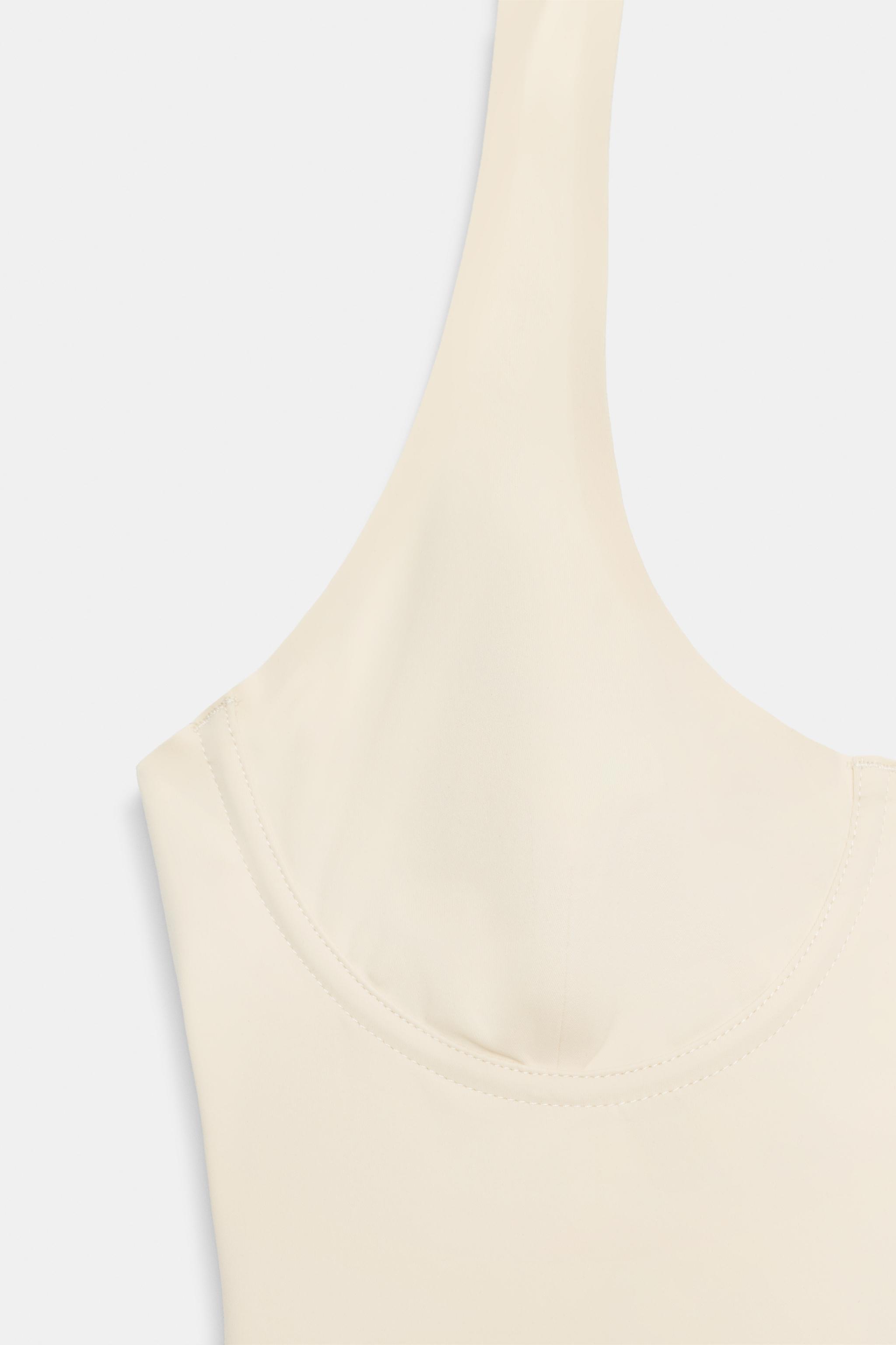 TOP HALTER EN POLYAMIDE